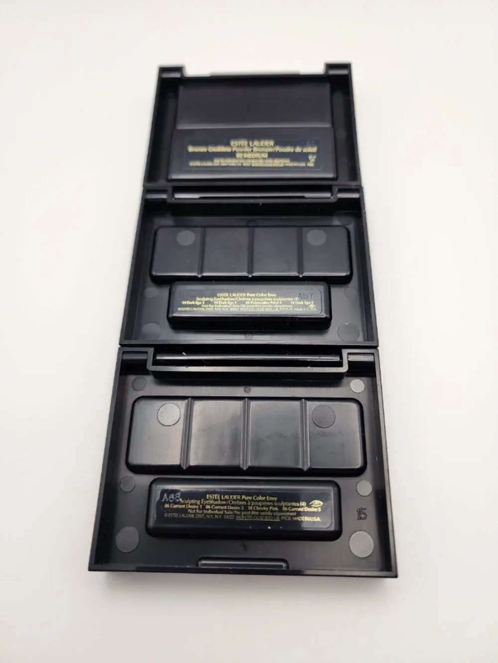 Estee Lauder Eyeshadow Palette and Bronzer Lot of 3 Travel Size New